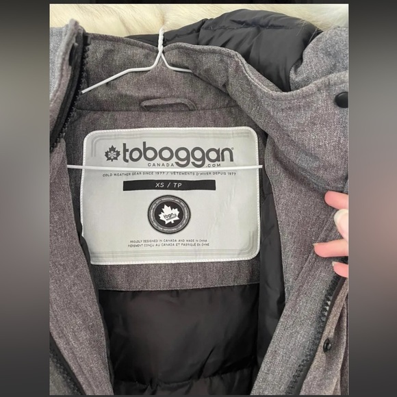 Grey Winter parka - jacket Toboggan - Picture 3 of 4